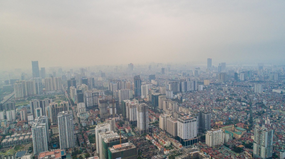 Ngày cuối tuần chất lượng không khí tại Hà Nội ở mức trung bình và tốt - Ảnh 1