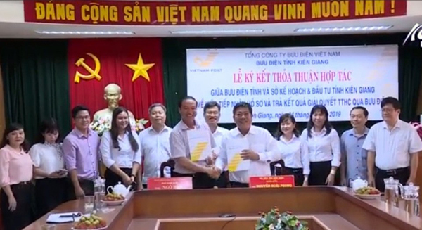 Sở Kế hoạch và Đầu tư tỉnh Kiên Giang thực hiện tốt thủ tục hành chính qua dịch vụ bưu chính công ích - Ảnh 1