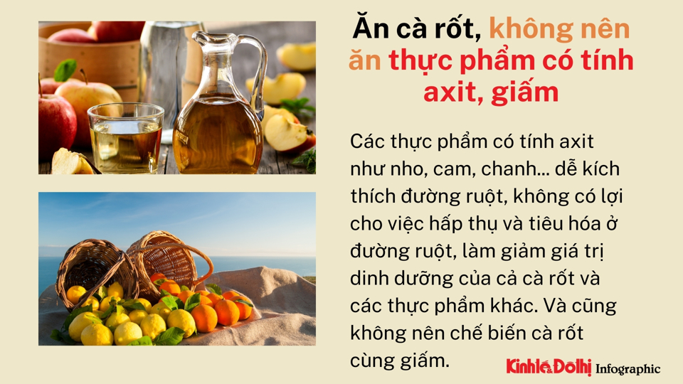 [Infographic] Kết hợp sai thực phẩm với cà rốt có thể gây ngộ độc chết người - Ảnh 8