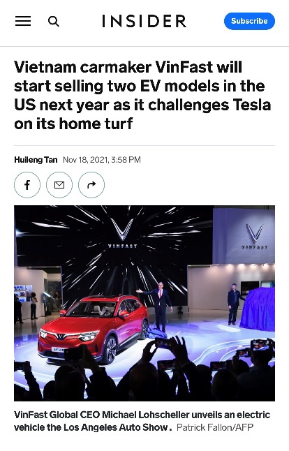 Truyền thông quốc tế: VinFast sẽ thách thức Tesla ngay tại sân nhà Mỹ - Ảnh 6