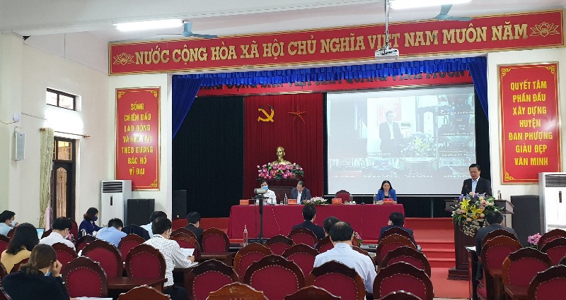 Đại biểu HĐND TP Hà Nội tiếp xúc cử tri huyện Đan Phượng trước Kỳ họp thứ 3 - Ảnh 1