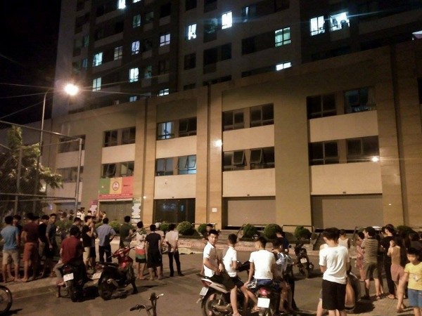 Hà Nội: Hoảng hồn cô gái rơi từ tầng 25 chung cư Tân Tây Đô - Ảnh 1