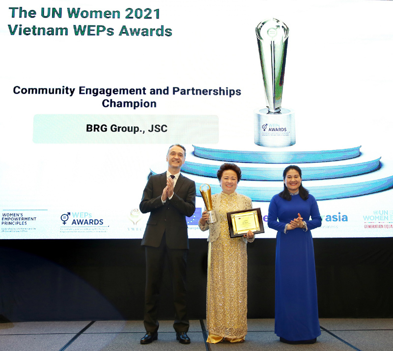Tập đoàn BRG được vinh danh tại Giải thưởng Trao quyền cho phụ nữ (WEPs 2021) - Ảnh 1