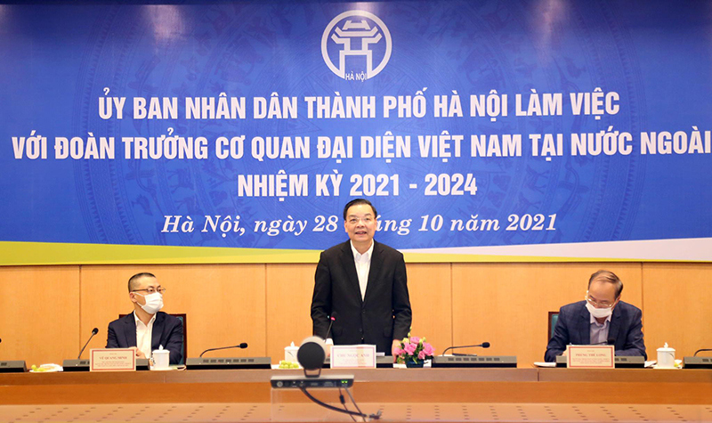 Hà Nội mong muốn cơ quan đại diện Việt Nam tại nước ngoài hỗ trợ TP thúc đẩy hợp tác, đầu tư - Ảnh 1