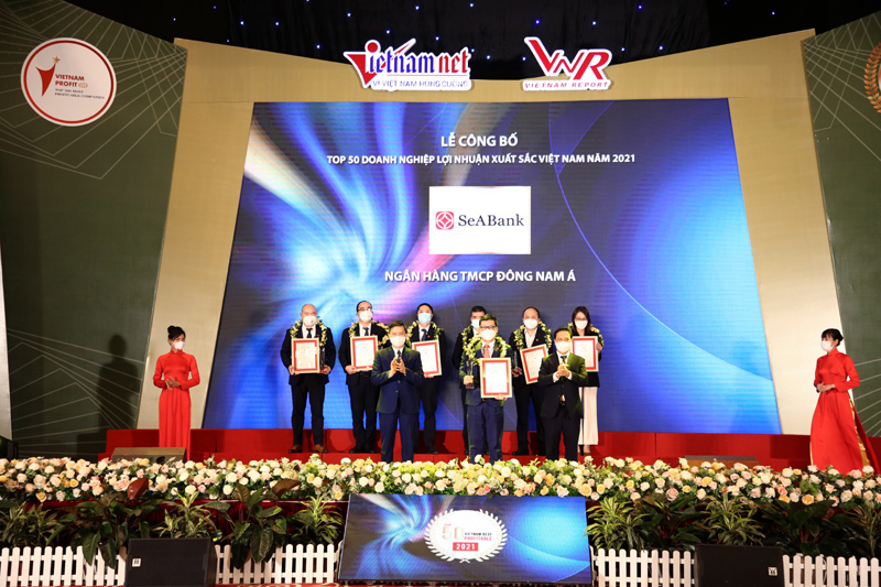 SeABank lọt Top 50 doanh nghiệp có lợi nhuận xuất sắc Việt Nam 2021 - Ảnh 1