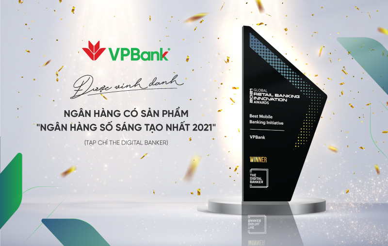 VPBank là đại diện duy nhất của Việt Nam nhận giải thưởng “Ngân hàng số sáng tạo nhất 2021” - Ảnh 1