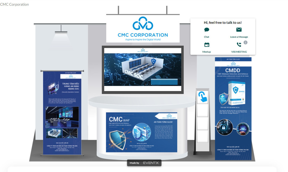 CMC tham dự Hội thảo và Triển lãm Quốc tế về An toàn không gian mạng Việt Nam 2021 - Ảnh 1