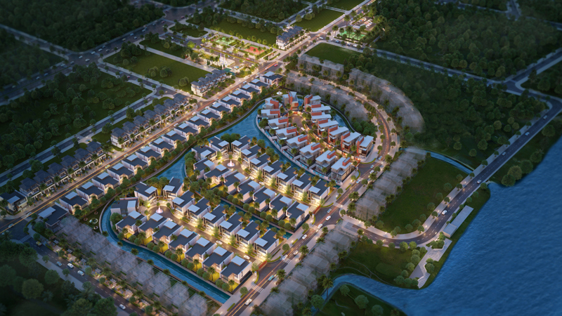 Soi tiện ích ngoại khu trong bán kính 1km Dự án villa Quốc tế sắp ra mắt của Regal Homes - Ảnh 1