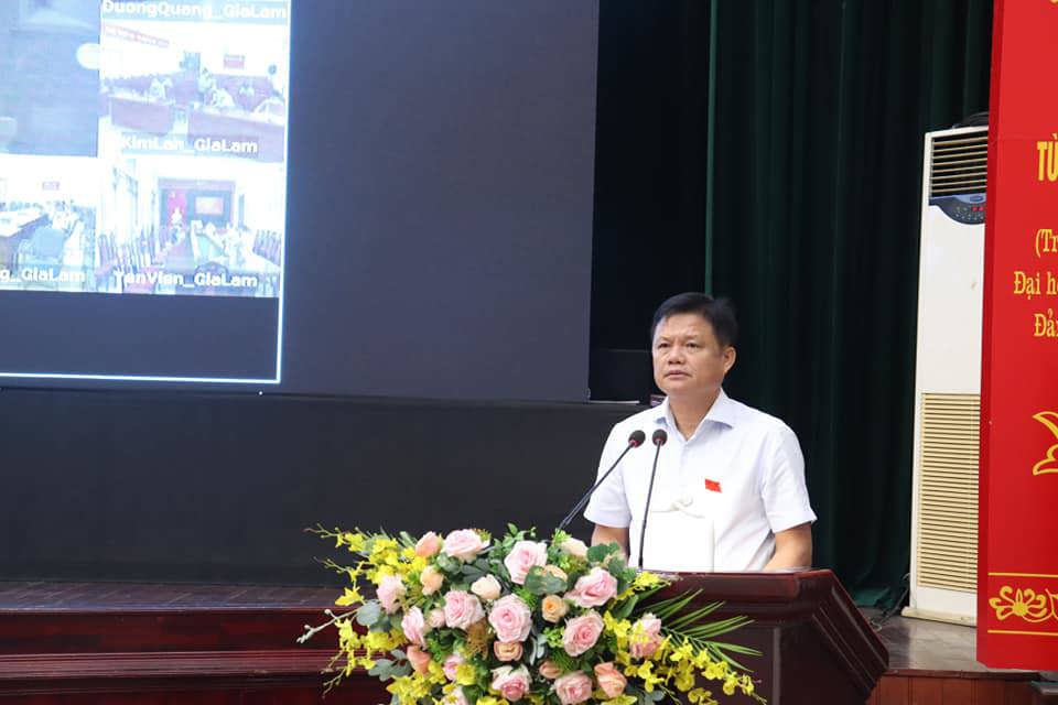 Cử tri huyện Gia Lâm kiến nghị nhiều vấn đề liên quan đến đất đai, ô nhiễm môi trường - Ảnh 3
