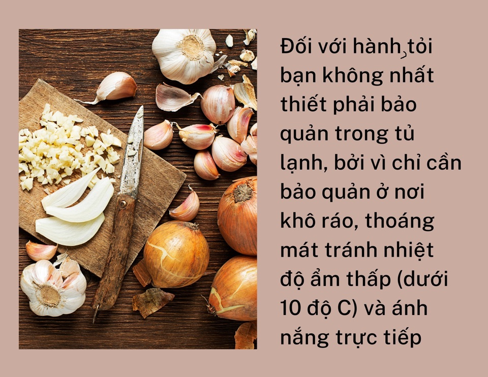 [Infographic] Bí quyết bảo quản hành, tỏi, ớt - Ảnh 6