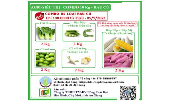 Từ ngày 3/9, triển khai combo nông sản giá bình dân tại TP Hồ Chí Minh - Ảnh 1