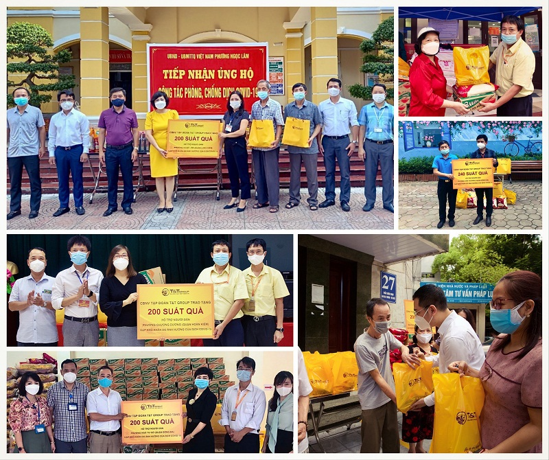 T&T Group tặng 3.000 suất quà cho người dân Hà Nội gặp khó khăn do dịch Covid-19 - Ảnh 1