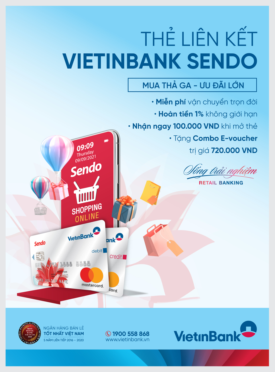 Ra mắt Thẻ đồng thương hiệu MasterCard Platinum VietinBank Sendo: Đặc quyền ưu đãi không giới hạn - Ảnh 1