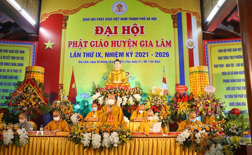 Đại hội Đại biểu Phật giáo Việt Nam huyện Gia Lâm lần thứ IX: Phát huy truyền thống đoàn kết, thống nhất, hòa hợp - Ảnh 2