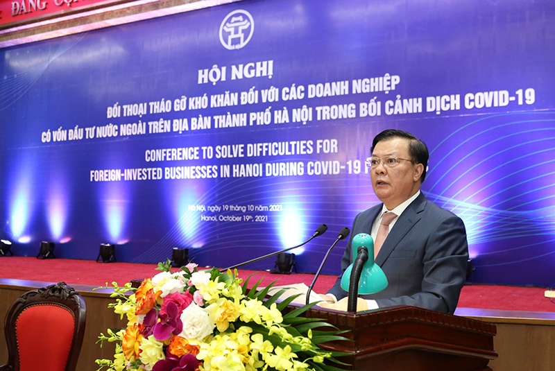 Hà Nội đối thoại tháo gỡ khó khăn cho doanh nghiệp có vốn đầu tư nước ngoài - Ảnh 4