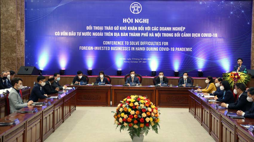 Phó Chủ tịch UBND TP Nguyễn Mạnh Quyền: Hà Nội tạo thuận lợi tối đa cho các nhà đầu tư - Ảnh 1