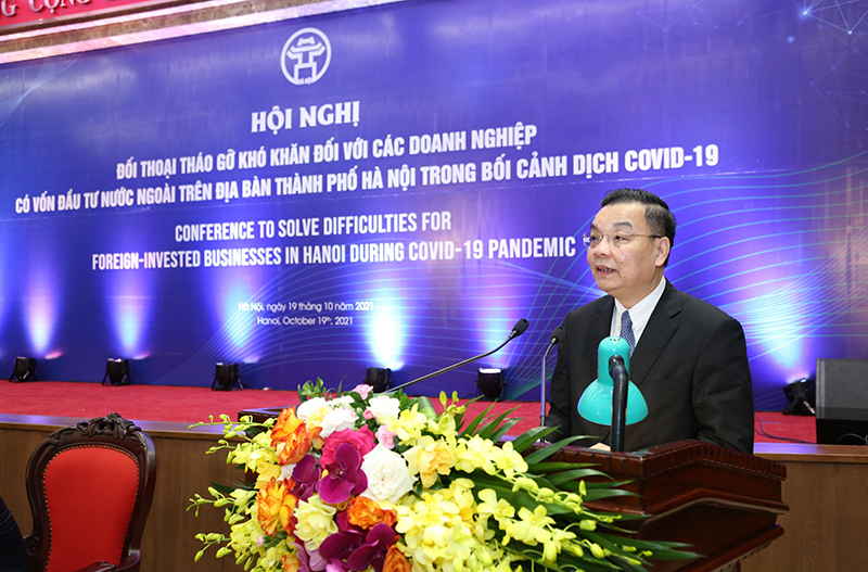 Hà Nội đối thoại tháo gỡ khó khăn cho doanh nghiệp có vốn đầu tư nước ngoài - Ảnh 9