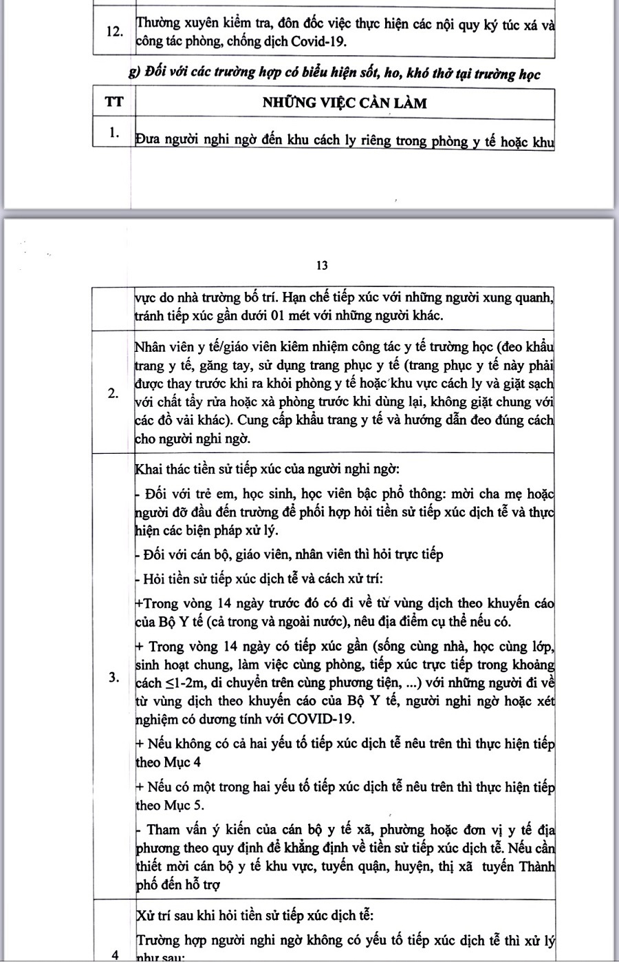 Chi tiết hướng dẫn công tác phòng chống dịch khi học sinh trở lại trường học - Ảnh 12