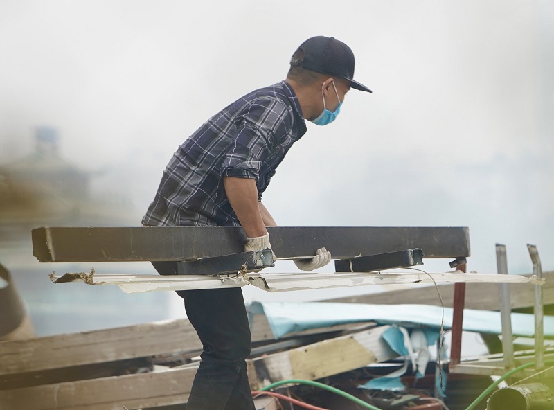 [Ảnh] Hà Nội: Tháo dỡ các thuyền bỏ hoang neo đậu nhiều năm tại hồ Tây - Ảnh 8