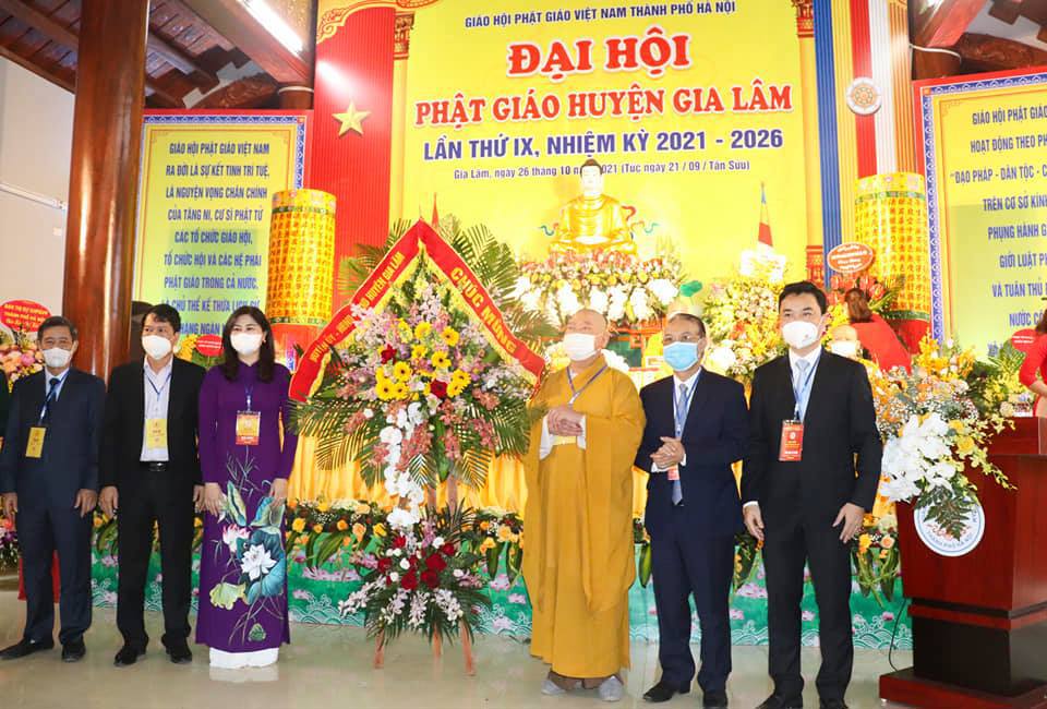 Đại hội Đại biểu Phật giáo Việt Nam huyện Gia Lâm lần thứ IX: Phát huy truyền thống đoàn kết, thống nhất, hòa hợp - Ảnh 1