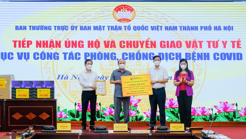 Doanh nhân Đỗ Quang Hiển tặng Hà Nội kit xét nghiệm Covid-19 trị giá 6 triệu Euro - Ảnh 1