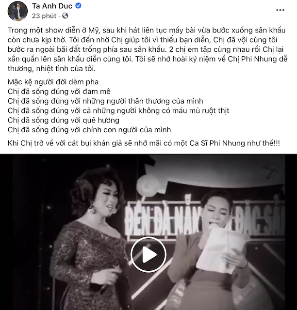 Ca sĩ Đan Trường: Không dám tin Phi Nhung qua đời, ngỡ cô đang trở lại - Ảnh 4