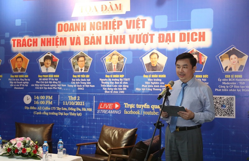 Tọa đàm trực tuyến "Doanh nghiệp Việt trách nhiệm và bản lĩnh vượt đại dịch" - Ảnh 4