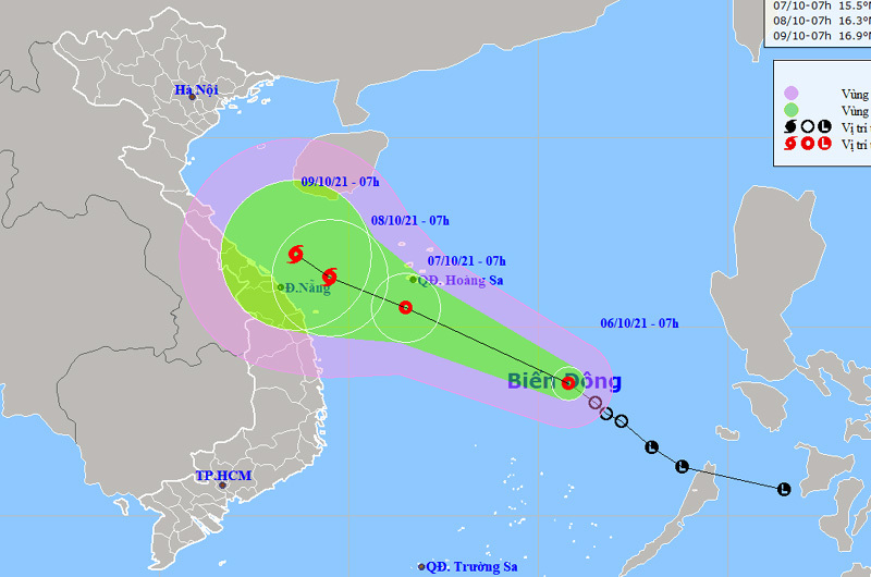 Áp thấp nhiệt đới có khả năng mạnh lên thành bão, miền Trung mưa lớn - Ảnh 1