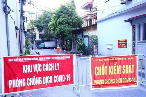 Long Biên: Khẩn trương truy vết, khoanh vùng ổ dịch Covid-19 phường Việt Hưng - Ảnh 1