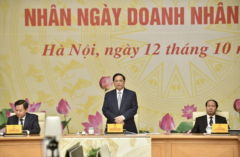 Thủ tướng Phạm Minh Chính gặp mặt doanh nhân nhân Ngày Doanh nhân Việt Nam - Ảnh 8