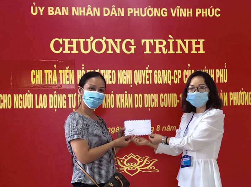 Quận Ba Đình: Hỗ trợ 9,621 tỷ đồng cho người lao động tự do bị ảnh hưởng bởi dịch Covid-19 - Ảnh 1