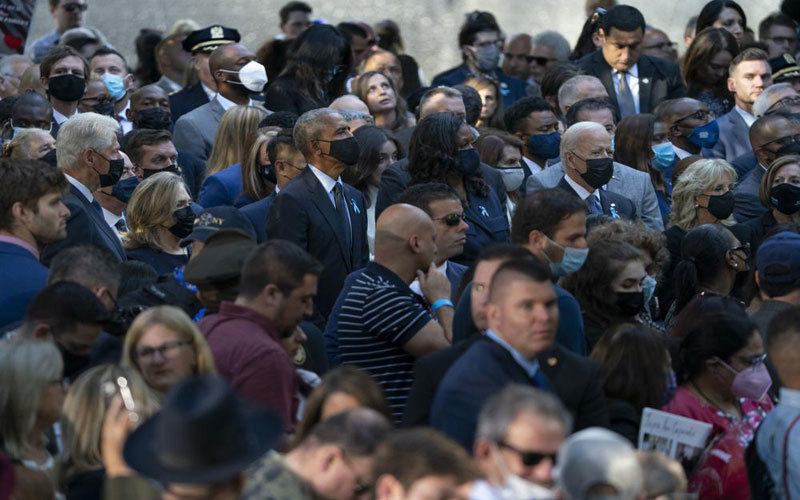 Những hình ảnh xúc động tại lễ tưởng niệm 20 năm vụ khủng bố bi thảm nhất trong lịch sử Mỹ - Ảnh 2