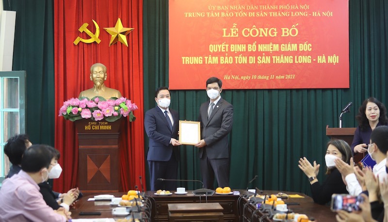 Bổ nhiệm ông Nguyễn Thanh Quang giữ chức Giám đốc Trung tâm Bảo tồn di sản Thăng Long – Hà Nội - Ảnh 2