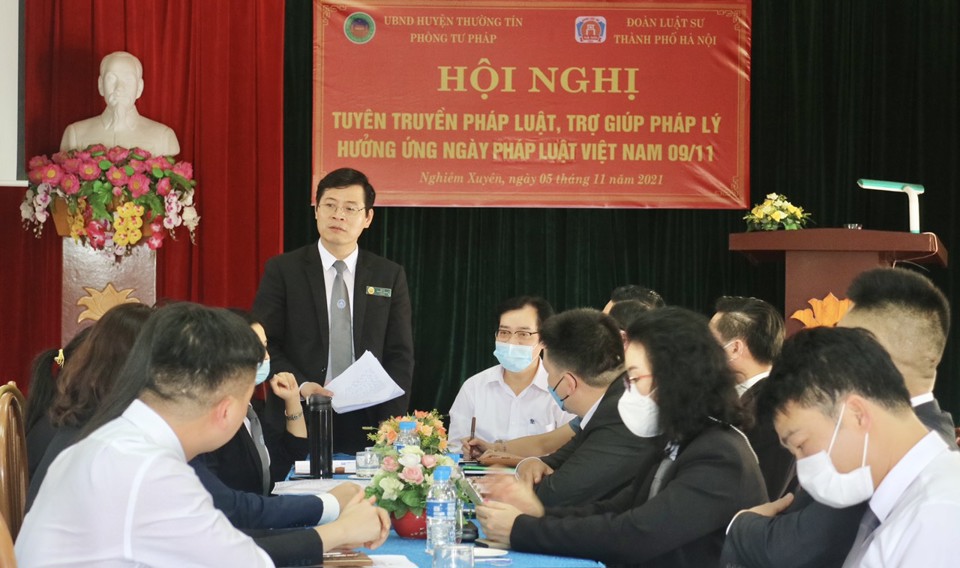 Hà Nội: Nhiều hoạt động sôi nổi hưởng ứng, lan toả tinh thần Ngày Pháp luật Việt Nam - Ảnh 4