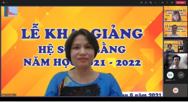 Khai giảng năm học mới theo hình thức mới đối với học sinh hệ song bằng - Ảnh 3