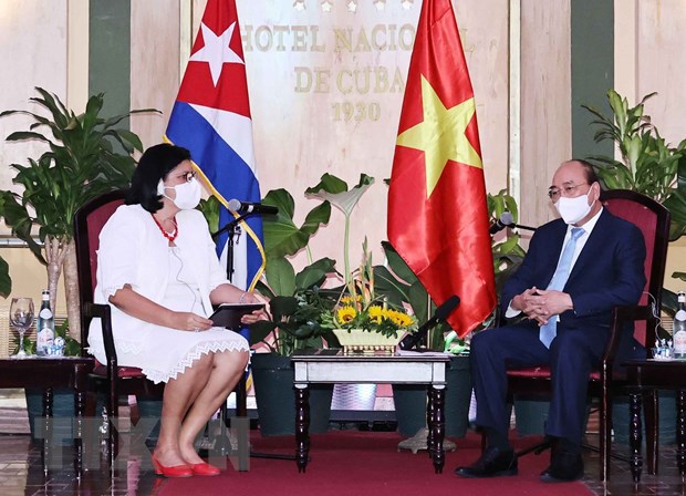 Chủ tịch nước tiếp lãnh đạo các tổ chức hữu nghị Cuba-Việt Nam - Ảnh 1
