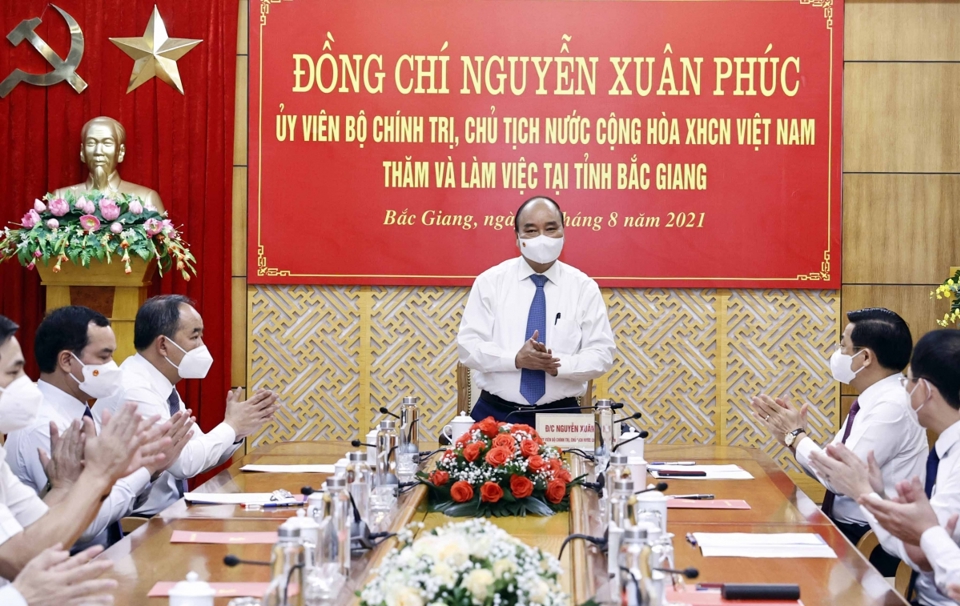 Tỉnh Bắc Giang được Chủ tịch nước tặng Huân chương vì thành tích chống dịch Covid-19 - Ảnh 1