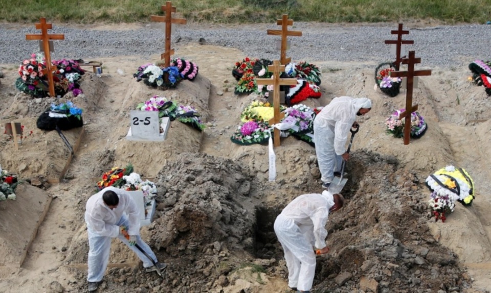 Số ca tử vong do Covid-19 ở Nga cao nhất châu Âu - Ảnh 1
