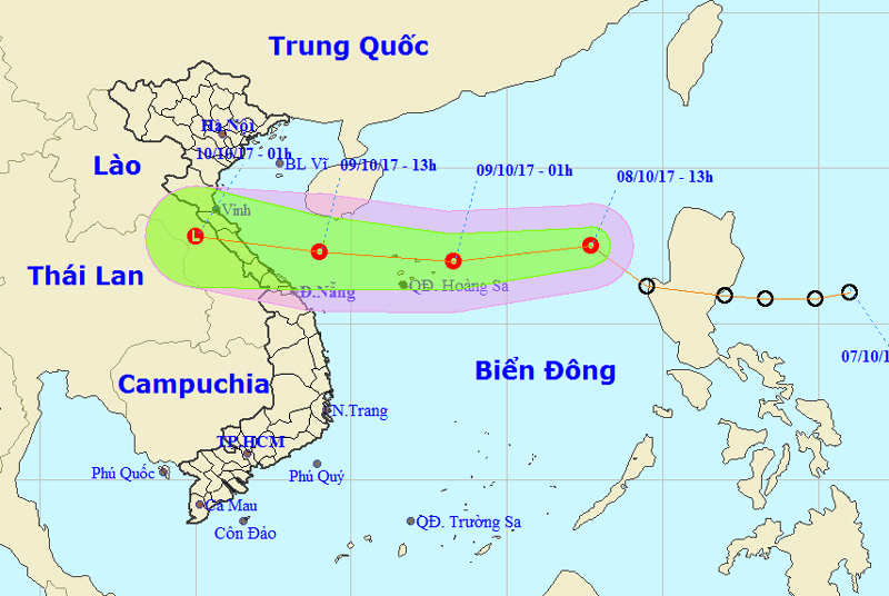 Ảnh hưởng áp thấp nhiệt đới, từ Thanh Hóa đến Quảng Ngãi mưa lớn - Ảnh 1