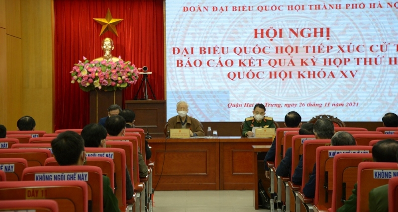 Tổng Bí thư Nguyễn Phú Trọng tiếp xúc cử tri Hà Nội, chia sẻ về phòng chống tiêu cực - Ảnh 3