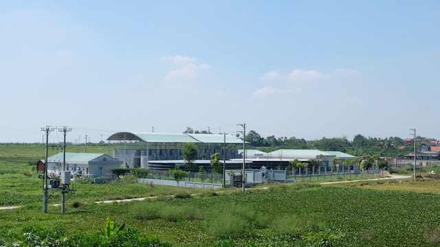 Cận cảnh nhà máy nước sạch trị giá gần 670 tỷ đồng sắp hoàn thành tại huyện Mê Linh - Ảnh 1