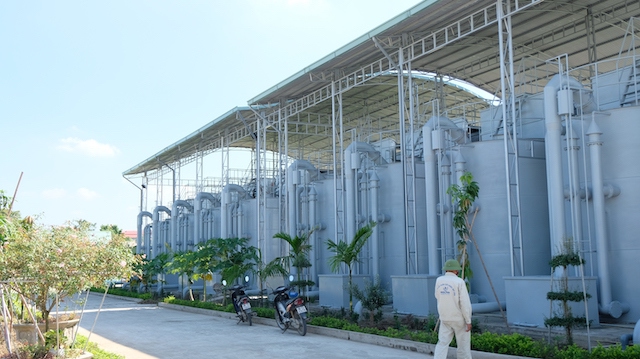 Cận cảnh nhà máy nước sạch trị giá gần 670 tỷ đồng sắp hoàn thành tại huyện Mê Linh - Ảnh 7