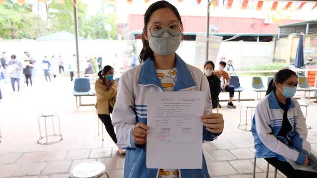 Huyện Sóc Sơn đã tiêm vaccine phòng Covid-19 cho khoảng 16.000 trẻ 15 - 17 tuổi - Ảnh 1