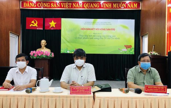 Tổ công tác 970 kết nối tiêu thụ nông sản cho TP Hồ Chí Minh - Ảnh 1