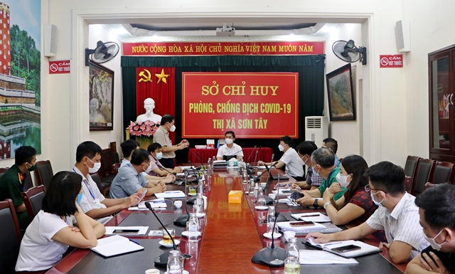 Phó Chủ tịch UBND TP Hà Nội Hà Minh Hải: Thị xã Sơn Tây cần giữ vững “vùng xanh” của Thủ đô - Ảnh 1
