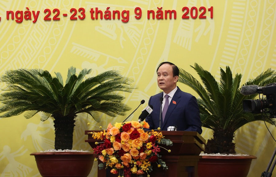 Khai mạc Kỳ họp thứ hai, HĐND Thành phố Hà Nội khoá XVI, nhiệm kỳ 2021 - 2026 - Ảnh 3
