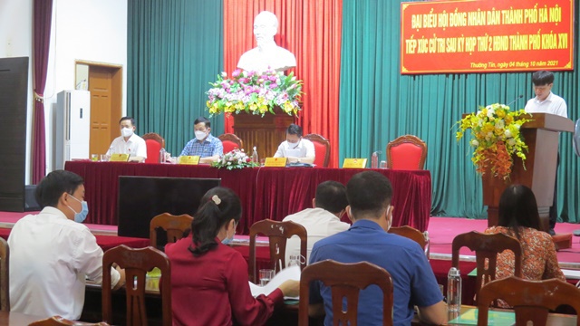 Cử tri huyện Thường Tín mong đại biểu HĐND TP quan tâm đến lĩnh vực giao thông - Ảnh 2