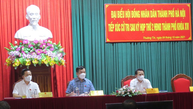 Cử tri huyện Thường Tín mong đại biểu HĐND TP quan tâm đến lĩnh vực giao thông - Ảnh 1