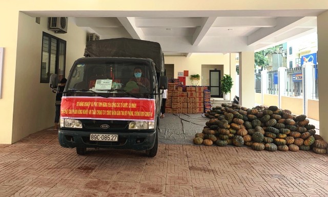 Hưng Yên hỗ trợ Hà Nội 5 tấn hàng nông sản để cung ứng cho người dân vùng cách ly - Ảnh 1