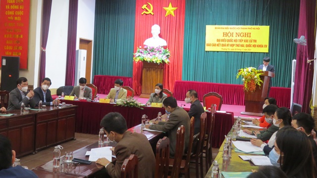 Cử tri 4 huyện phía Nam TP Hà Nội kiến nghị Quốc hội quan tâm đến lĩnh vực giao thông - Ảnh 2